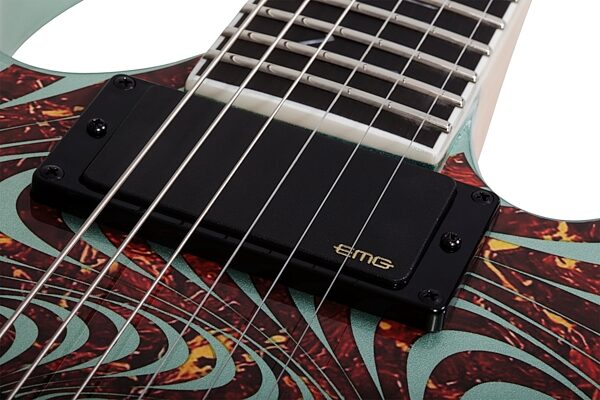 Wylde Audio Thoraxe Electric Guitar, Action Position Back
