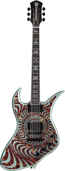 Wylde Audio Thoraxe Electric Guitar, Action Position Back