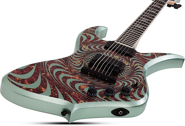 Wylde Audio Thoraxe Electric Guitar, Action Position Back