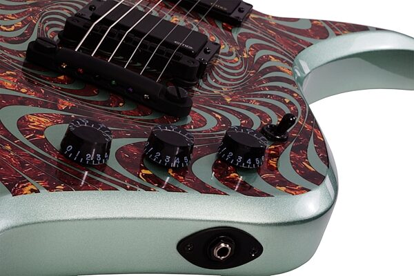 Wylde Audio Thoraxe Electric Guitar, Action Position Back