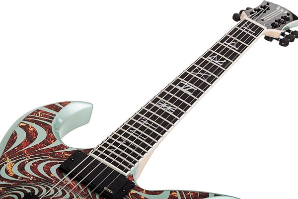 Wylde Audio Thoraxe Electric Guitar, Action Position Back