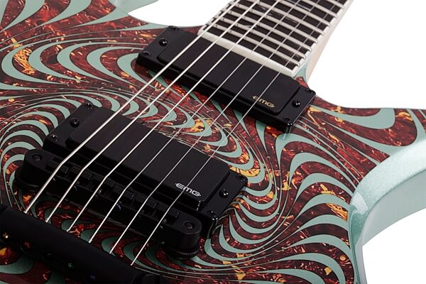 Wylde Audio Thoraxe Electric Guitar, Action Position Back