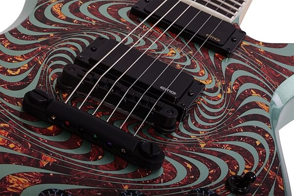Wylde Audio Thoraxe Electric Guitar, Action Position Back