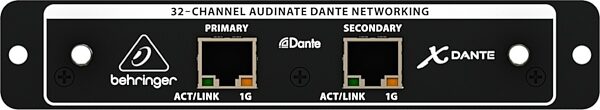 Behringer X-DANTE High-Performance 32-Channel Audinate Dante Expansion Card for X32, Main