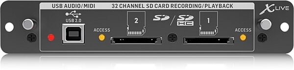 Behringer X-LIVE Recording/Playback X32 Expansion Card, Main