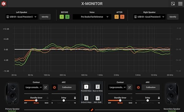 IK Multimedia iLoud Precision 5 Powered Studio Monitor, New, X-Monitor Software