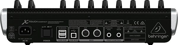 Behringer X-TOUCH COMPACT Controller, Rear