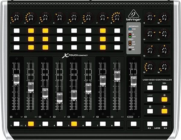 Behringer X-TOUCH COMPACT Controller, Top