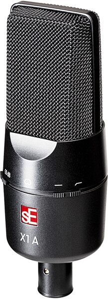 sE Electronics X1 A Large-Diaphragm Condenser Microphone, Black, Action Position Back