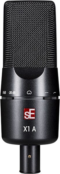 sE Electronics X1 A Large-Diaphragm Condenser Microphone, Black, Action Position Back