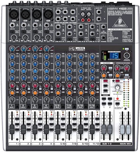 Behringer XENYX X1622USB 16-Channel Mixer with USB, Main