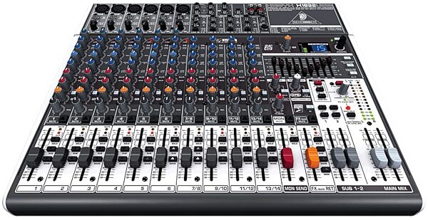 Behringer XENYX X1832USB 18-Channel Mixer with USB, Front