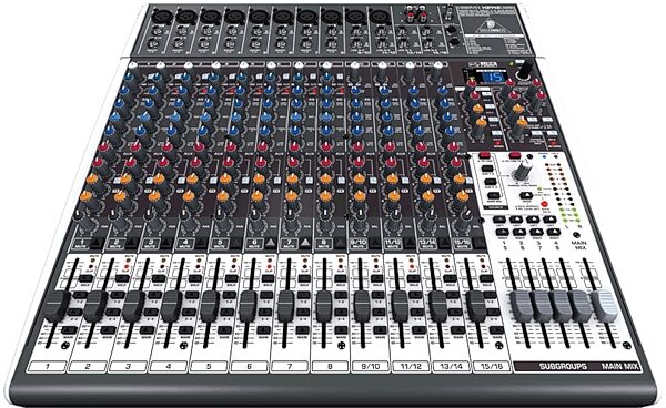 Behringer XENYX X2442USB 16-Channel Mixer with USB, Front