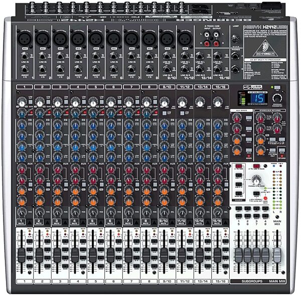 Behringer XENYX X2442USB 16-Channel Mixer with USB, Main