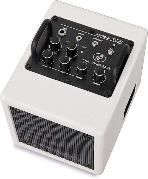 Phil Jones Bass Nanobass X4 Bass Combo Amplifier, White, Main Control Panel