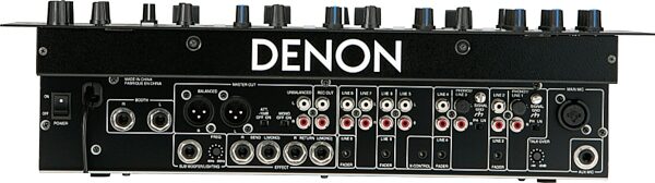 Denon DNX500 Professional Rackmount DJ Mixer, Rear