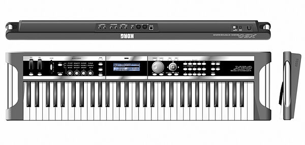 Korg X50 61-Key Synthesizer Keyboard, Design