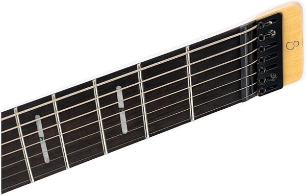 Sire Larry Carlton X6 Headless Electric Guitar, 7-String, Green, Action Position Back