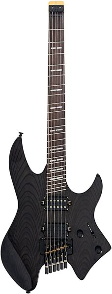 Sire Larry Carlton X6 Headless Electric Guitar (with Gig Bag), Black Satin, Action Position Back