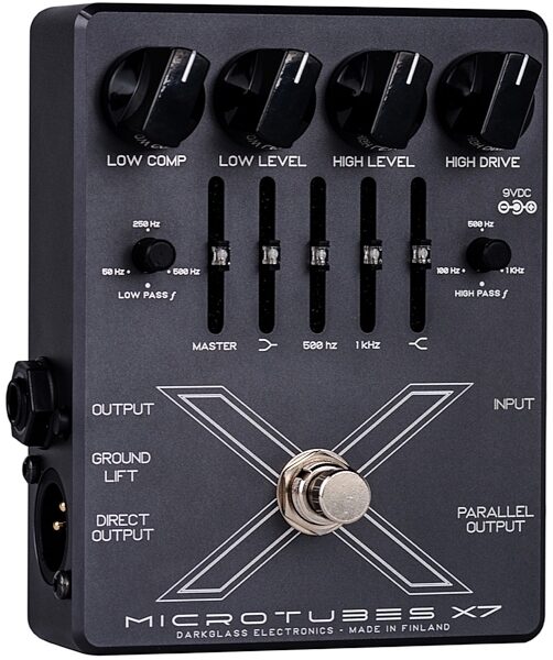 Darkglass Microtubes X7 Multiband Bass Distortion Pedal, New, View3--Microtubes