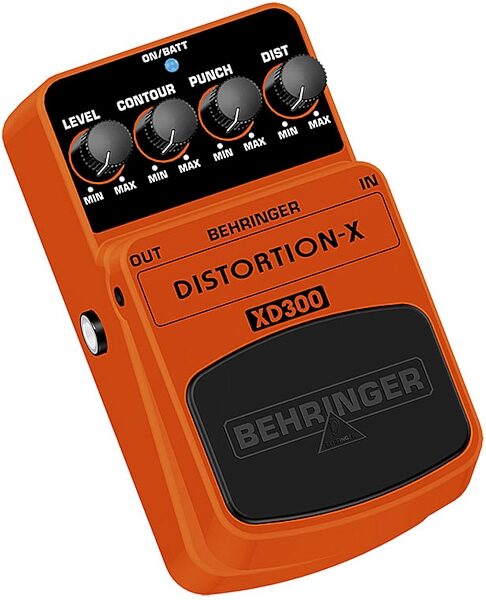 Behringer XD300 Distortion-X Thrash Metal Distortion Pedal, Main