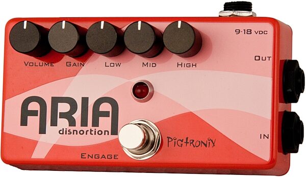 Pigtronix Aria Disnortion Overdrive and EQ Pedal, Angle