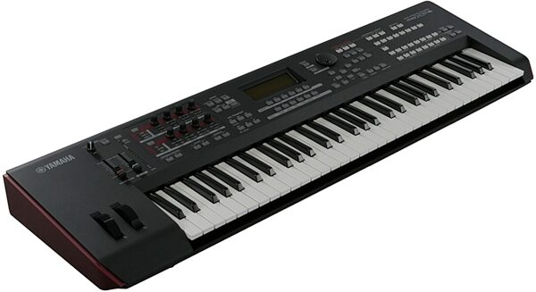 Yamaha MOXF6 Keyboard Synthesizer, 61-Key, Angle
