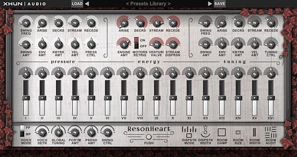 Xhun Audio ResonHeart Synthesizer Plug-in Software, Digital Download, Screenshot Front