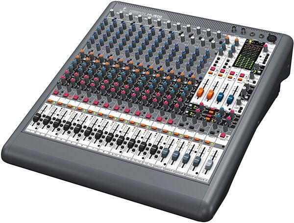 Behringer XENYX XL1600 16-Channel Mixer, Right Angle