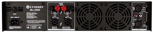 Crown XLI2500 Power Amplifier (750 Watts), New, Back