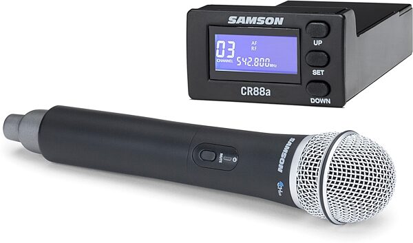 Samson Expedition XP312w Rechargeable Portable PA System, Band K (470-494 MHz), Action Position Front