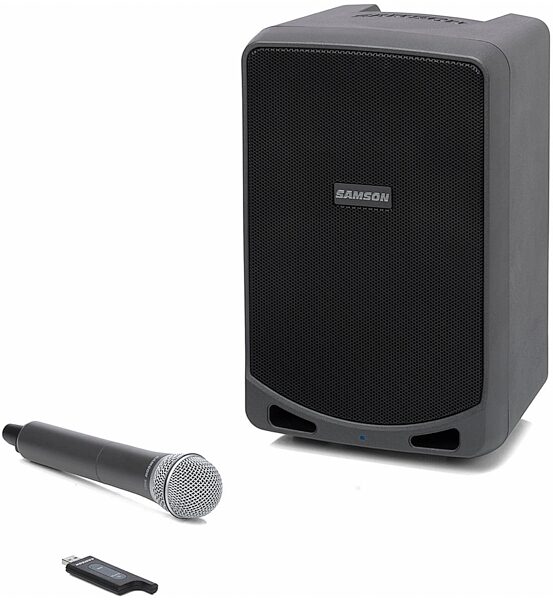 Samson Expedition XP106w Rechargeable Portable Bluetooth PA System with Wireless Handheld Mic, New, Main