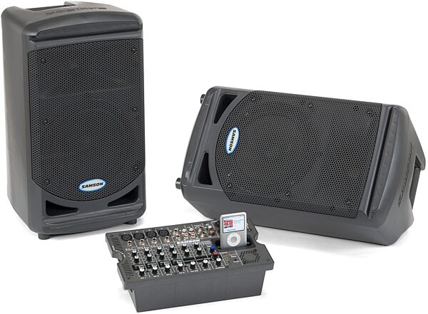 Samson XP308i Portable PA System with iPod Dock, Alternate View