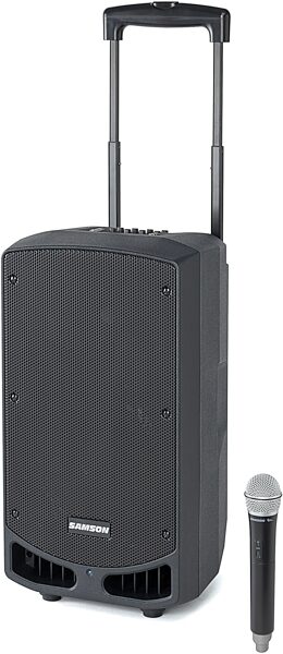 Samson Expedition XP310w Rechargeable Portable PA System, Band D (584-607 MHz), Action Position Front
