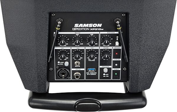 Samson Expedition XP310w Rechargeable Portable PA System, Band K (470-494 MHz), USED, Open Box (Very Good), Action Position Front
