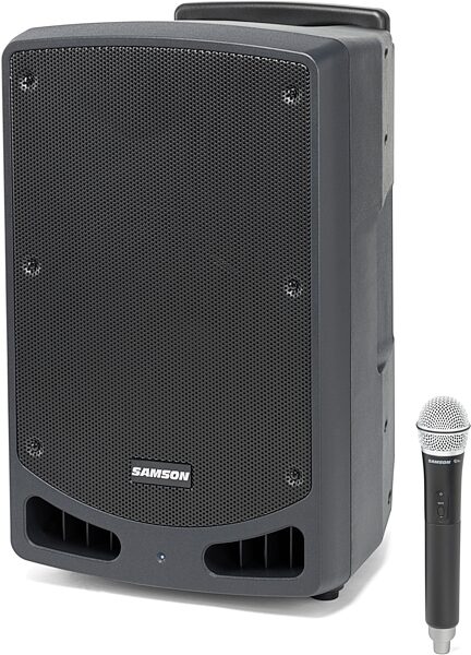 Samson Expedition XP312w Rechargeable Portable PA System, Band K (470-494 MHz), Action Position Front