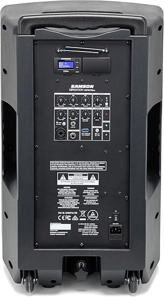 Samson Expedition XP312w Rechargeable Portable PA System, Band D (542-566 MHz), Action Position Front