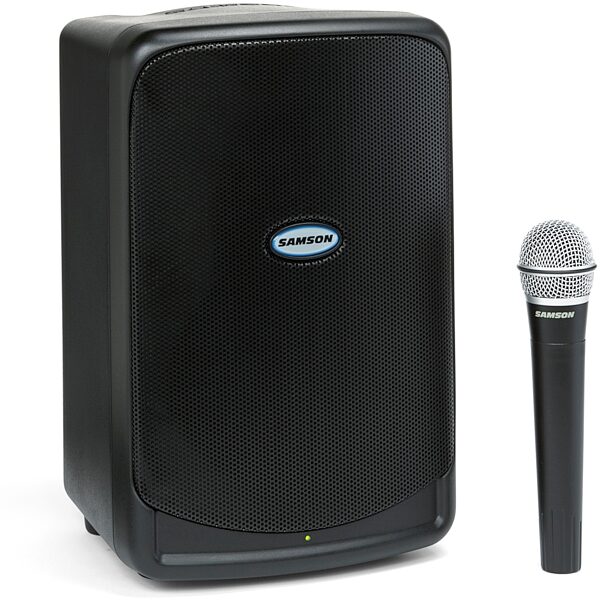 Samson XP40iW Portable Wireless PA System with iPod Dock, Angle (Without iPod)