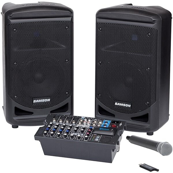 Samson Expedition XP800W Portable PA System (with Wireless Microphone System), Main