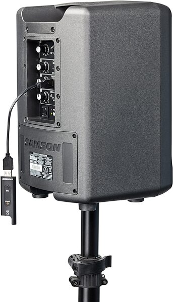 Samson XPD2 LM8 USB Digital Wireless Lavalier Microphone System, New, Action Position Front