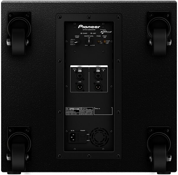 Pioneer XPRS 115S Powered Subwoofer, Rear