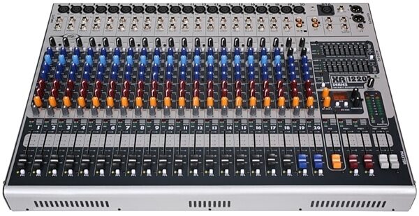 Peavey XR1220 20-Channel Powered Mixer (2x600 Watts), Top
