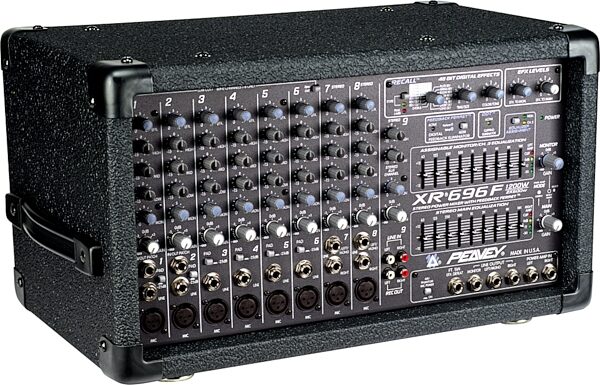 Peavey XR696F Powered Mixer with Feedback Ferret (2x600 Watts), Main