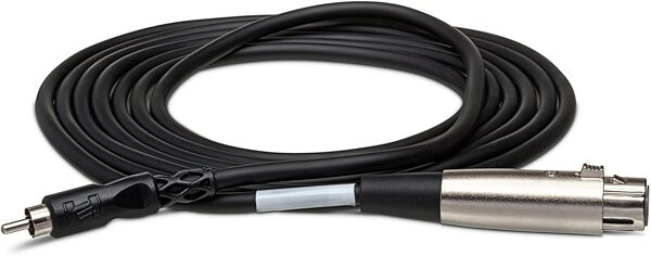 Hosa Unbalanced Interconnect Cable, XLR-3F to RCA, 2 foot, Action Position Back