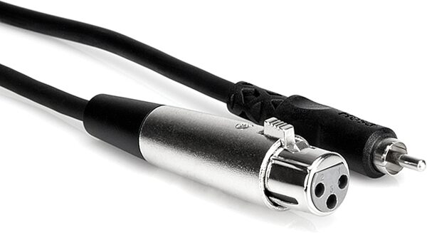Hosa Unbalanced Interconnect Cable, XLR-3F to RCA, 3 foot, XRF-103, Action Position Back