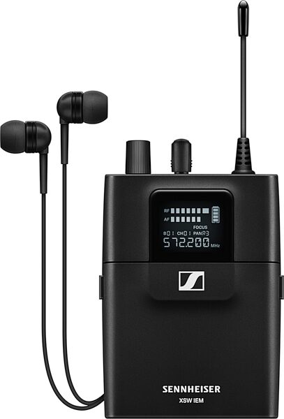 Sennheiser XSW IEM EK Stereo Wireless In-Ear Monitor Receiver, Band B (572 - 596 MHz), Main