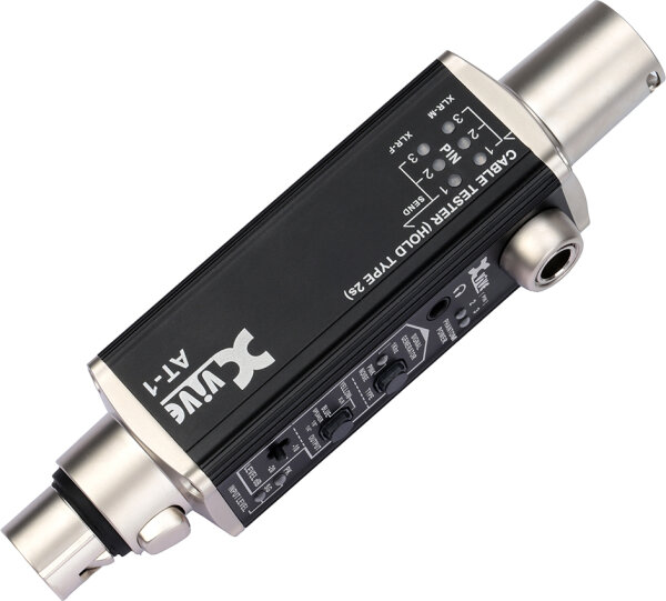 Xvive AT-1 Portable Audio Tester, Action Position Back