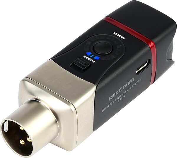 Xvive U35R 5.8GHz Digital Wireless Microphone Receiver, New, Action Position Back