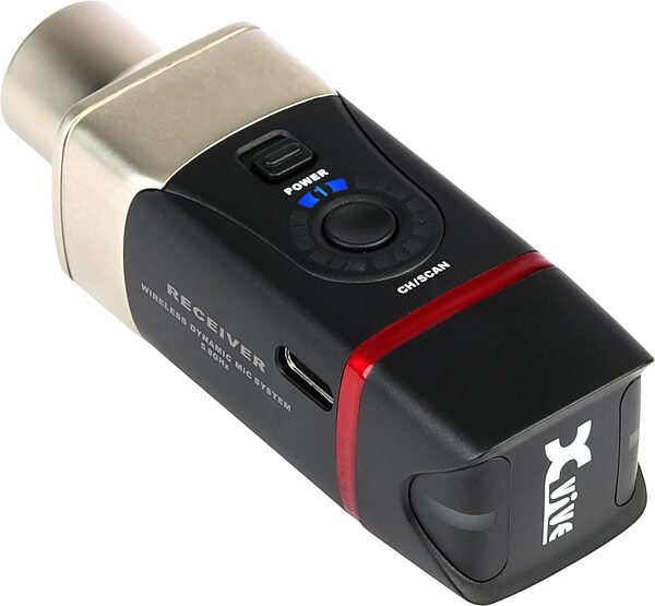Xvive U35R 5.8GHz Digital Wireless Microphone Receiver, New, Action Position Back