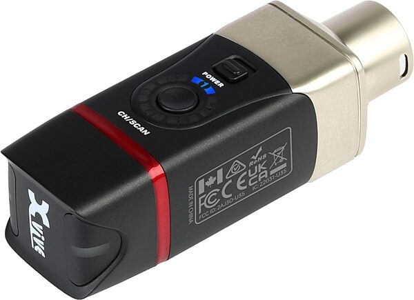 Xvive U35R 5.8GHz Digital Wireless Microphone Receiver, New, Action Position Back